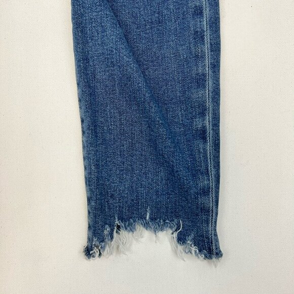 Joes Womens Skinny Jeans Blue Distressed Frayed Mid Rise Denim 26 Waist - Picture 5 of 10